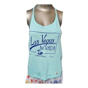 Lagaci backless tank top women's small